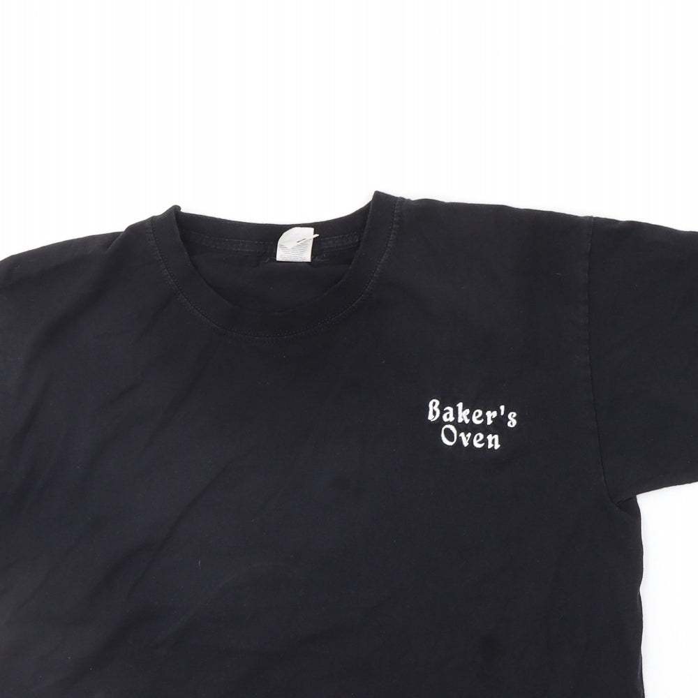 Fruit of the Loom Mens Black    T-Shirt Size M