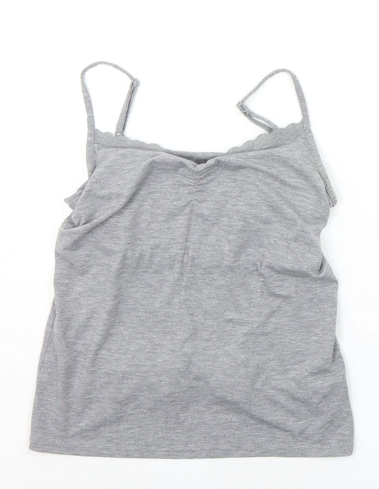 George Womens Grey Solid  Top Pyjama Top Size 10