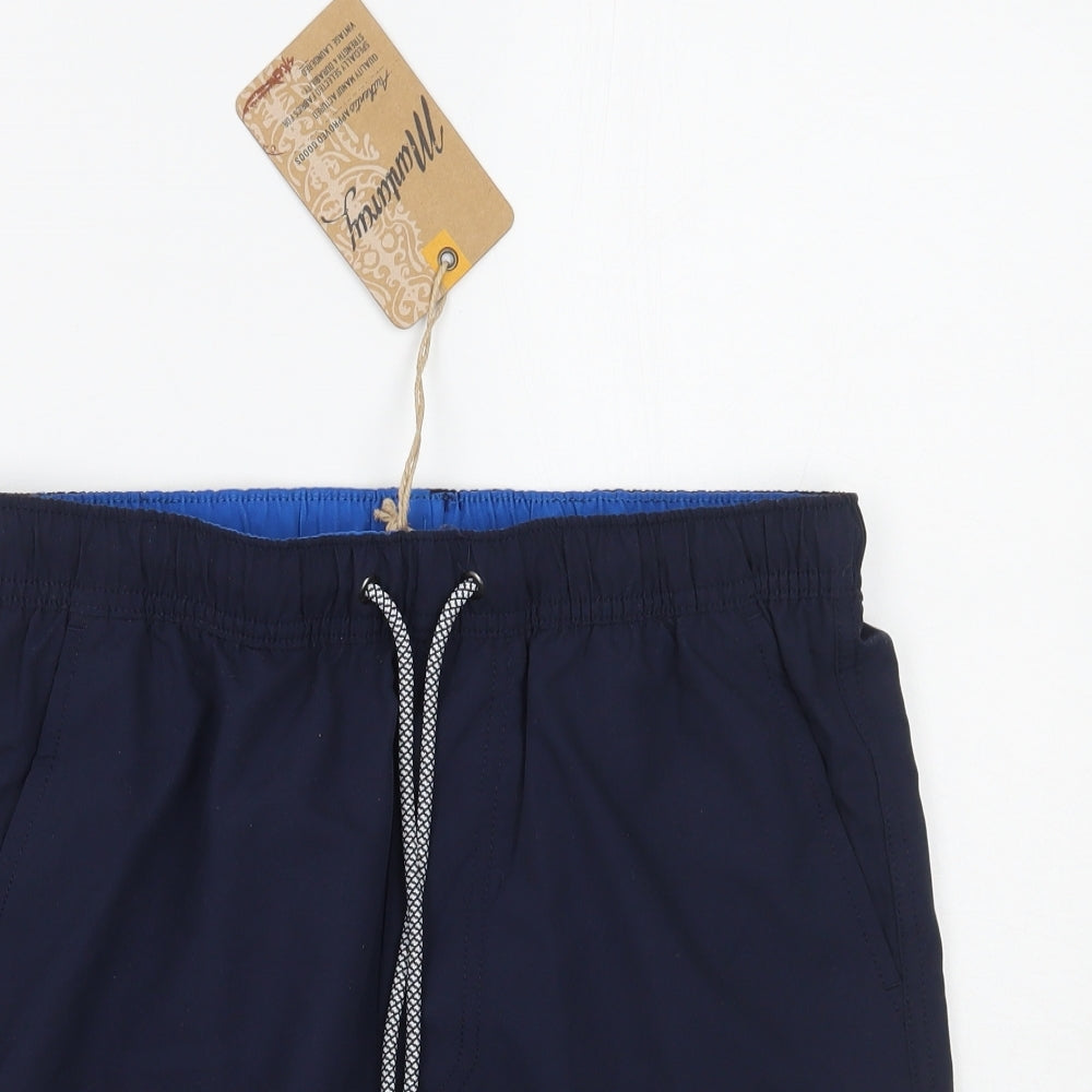 Mantaray Mens Blue   Bermuda Shorts Size S