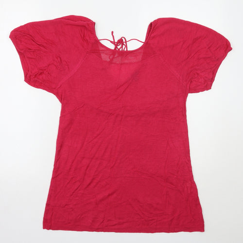 Mystic Womens Pink   Basic T-Shirt Size L