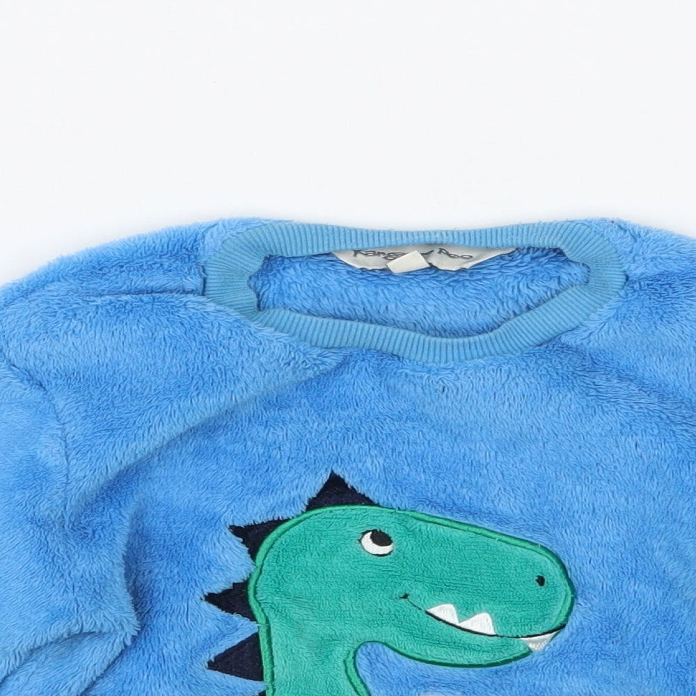 Kangaroo poo Boys Blue   Pullover Jumper Size 2-3 Years