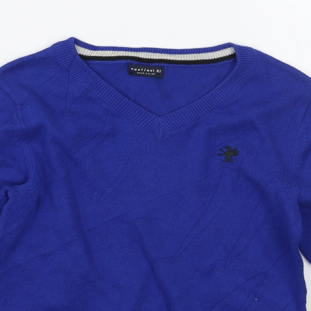NEXT Boys Blue   Pullover Jumper Size 5 Years