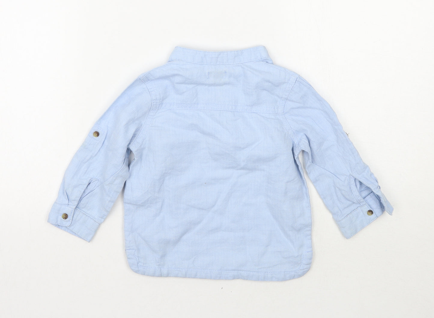 Kiabi Boys Blue   Basic Button-Up Size 2 Years