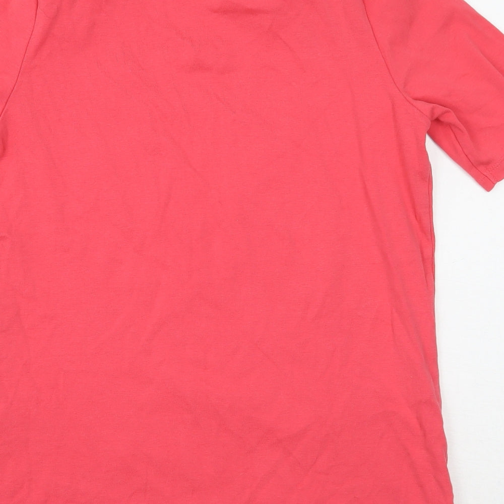 Marks and Spencer Womens Pink   Basic T-Shirt Size 16