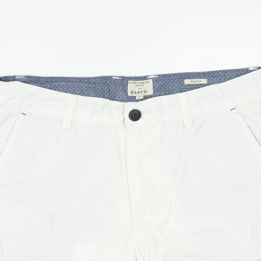 Matalan Mens White   Chino Shorts Size 32