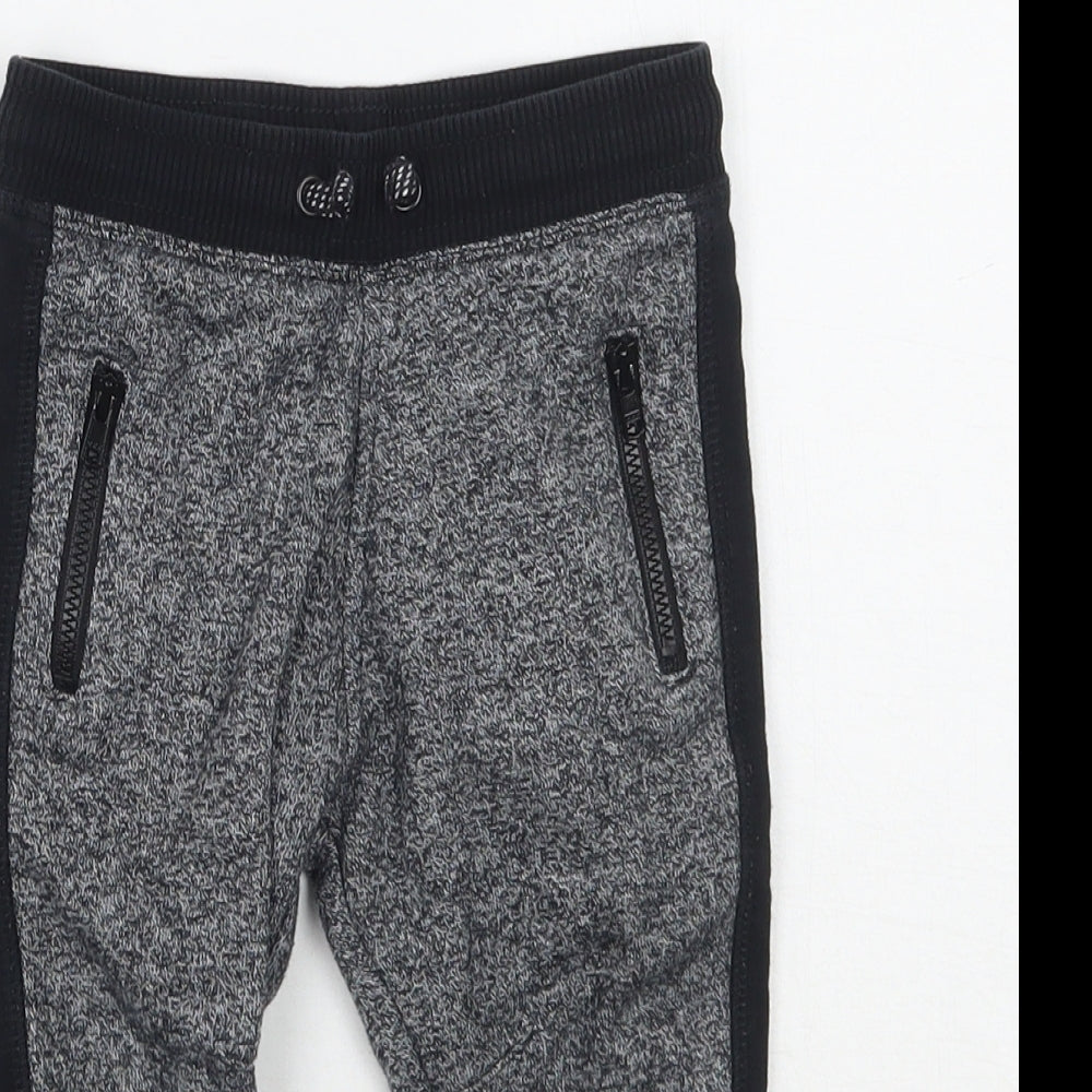 River Island Boys Grey   Sweatpants Trousers Size 9-12 Months