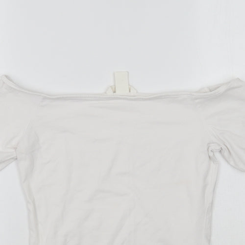 H&M Womens White   Basic T-Shirt Size S