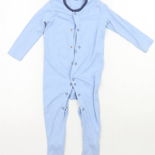 George Boys Blue   Babygrow One-Piece Size 12-18 Months