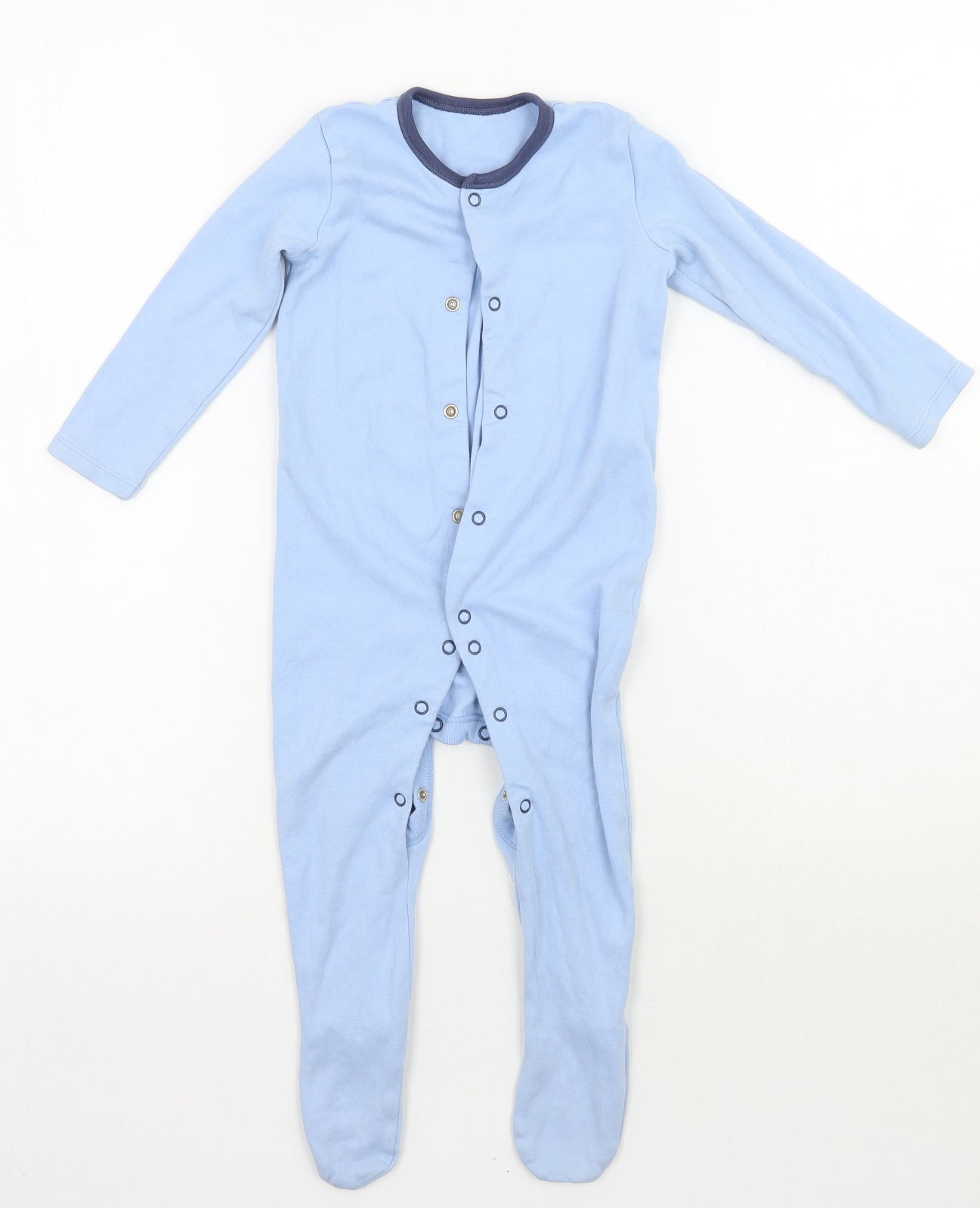 George Boys Blue   Babygrow One-Piece Size 12-18 Months