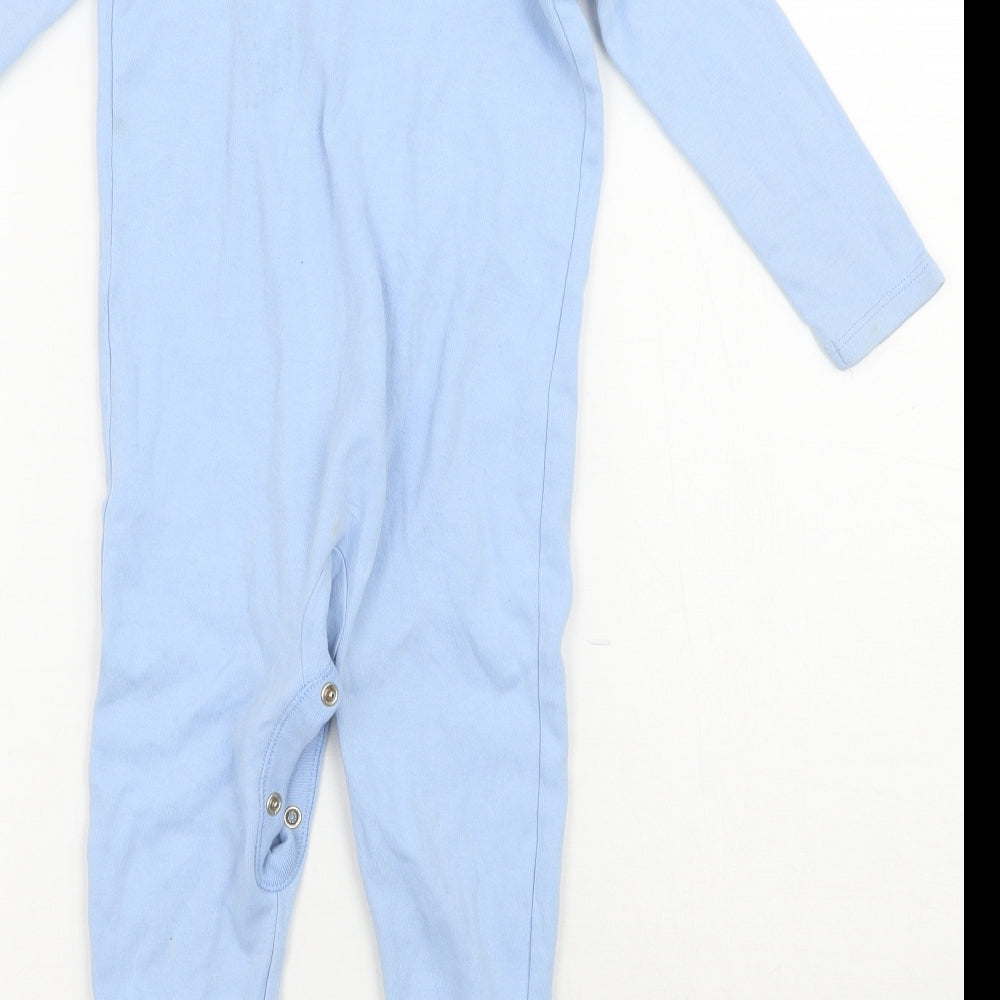 George Boys Blue   Babygrow One-Piece Size 12-18 Months
