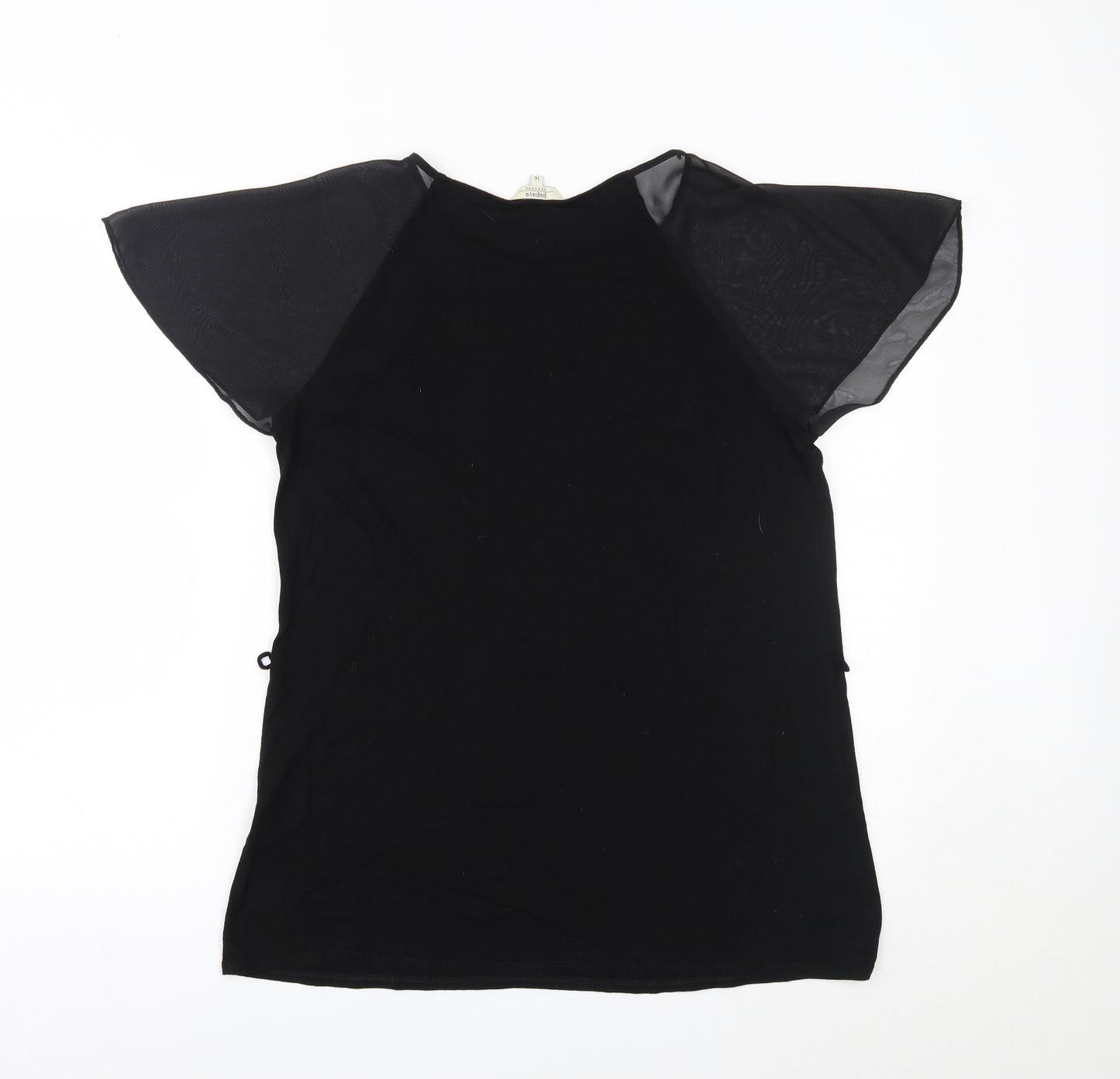 Papaya Womens Black   Basic Blouse Size 16