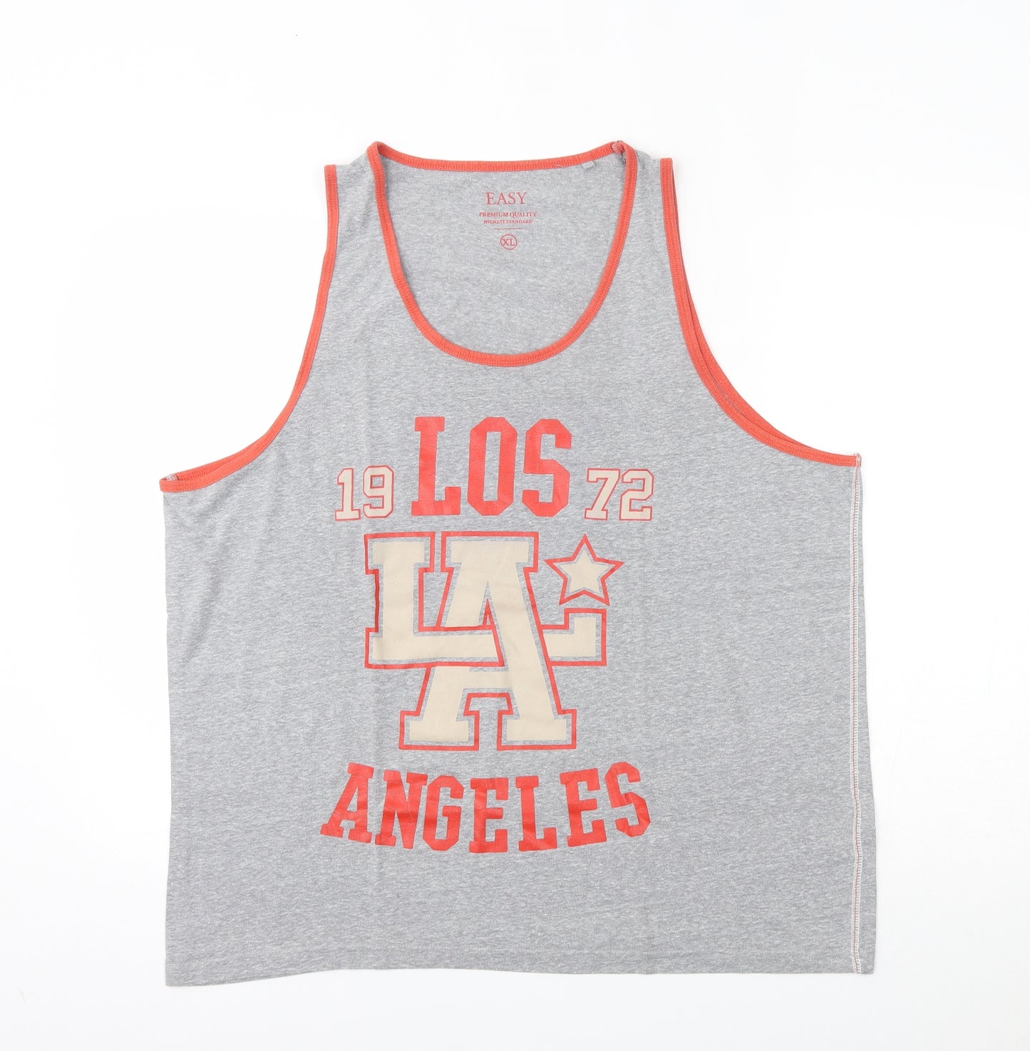 Matalan Mens Grey   Basic Tank Size XL