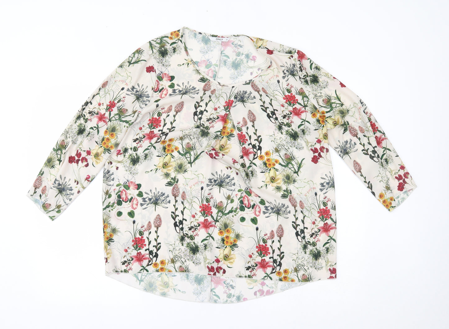 Only Womens Multicoloured Floral  Basic Blouse Size 12