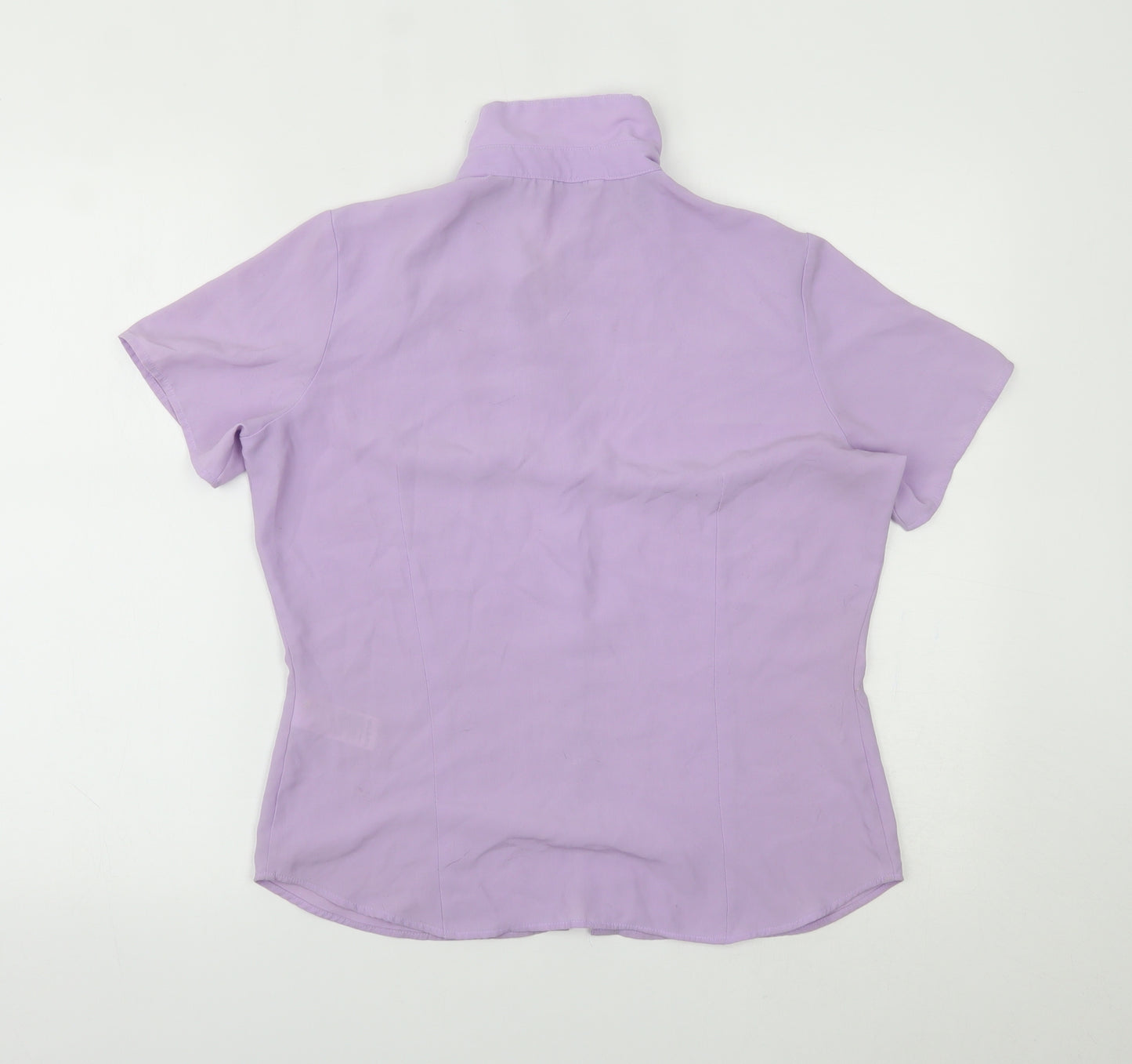 Marks and Spencer Womens Purple   Basic Button-Up Size 12