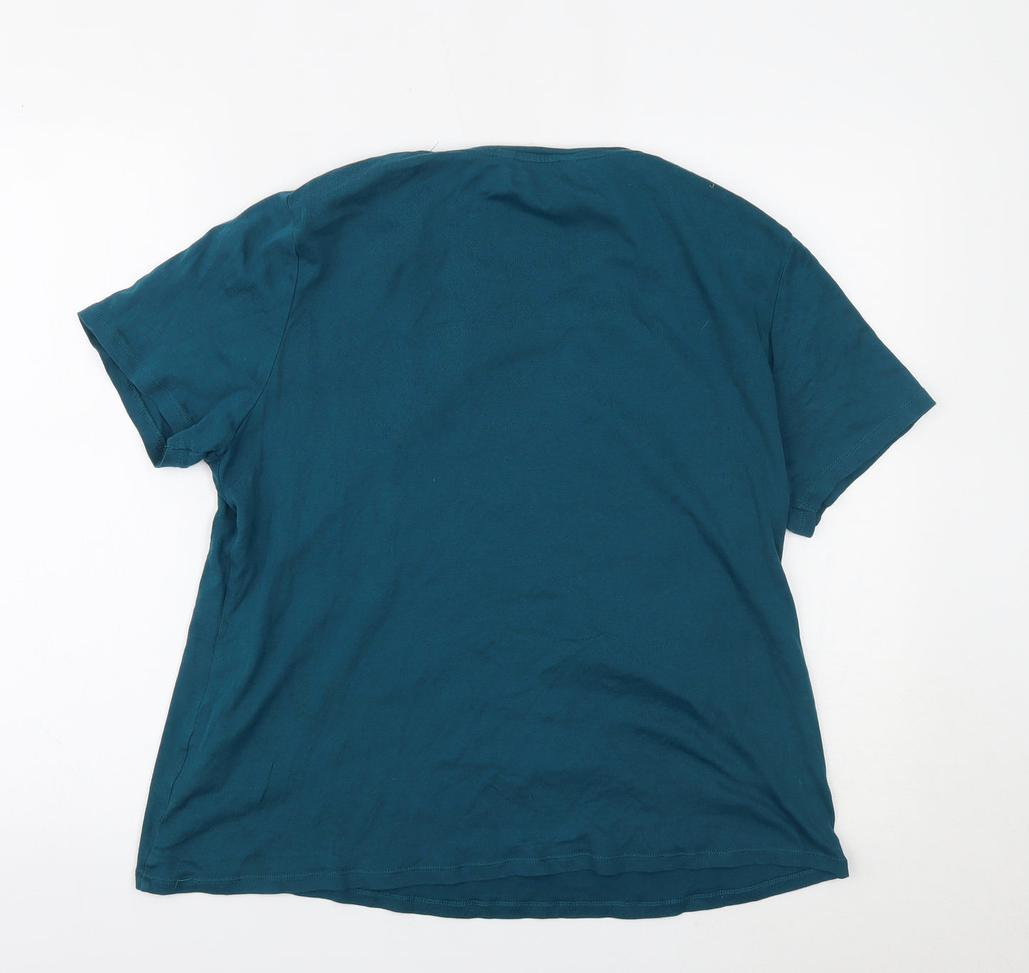 Bonmarché Womens Blue   Basic T-Shirt Size 18