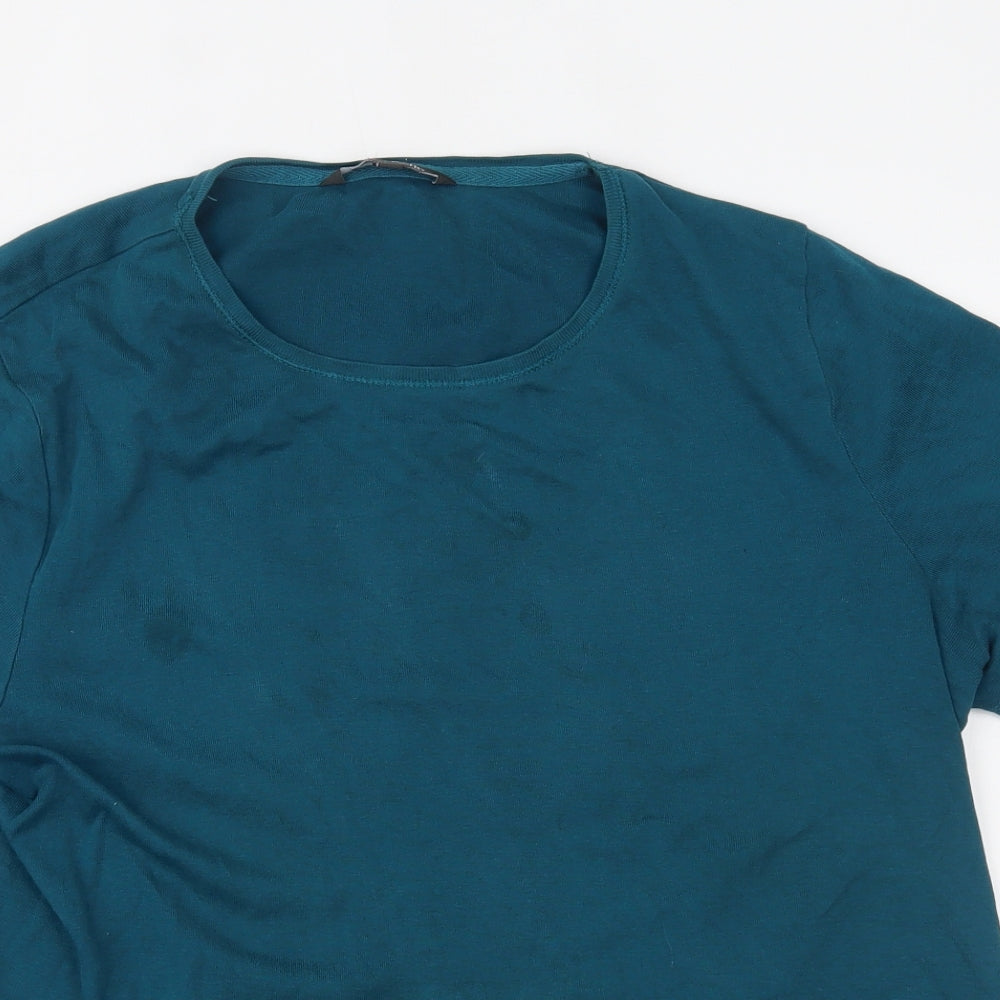Bonmarché Womens Blue   Basic T-Shirt Size 18