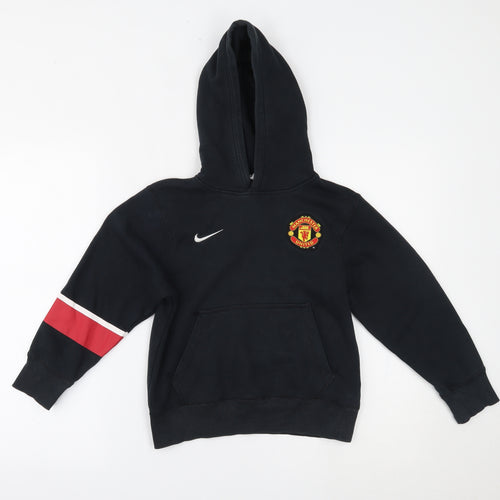 Nike Boys Black   Pullover Hoodie Size S  - Manchester United