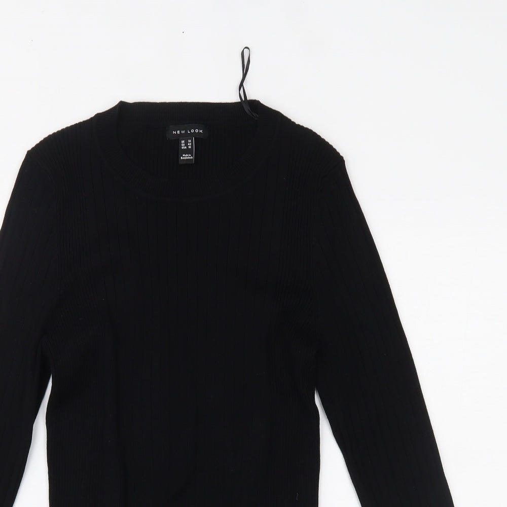 New Look Womens Black   Basic Blouse Size 14