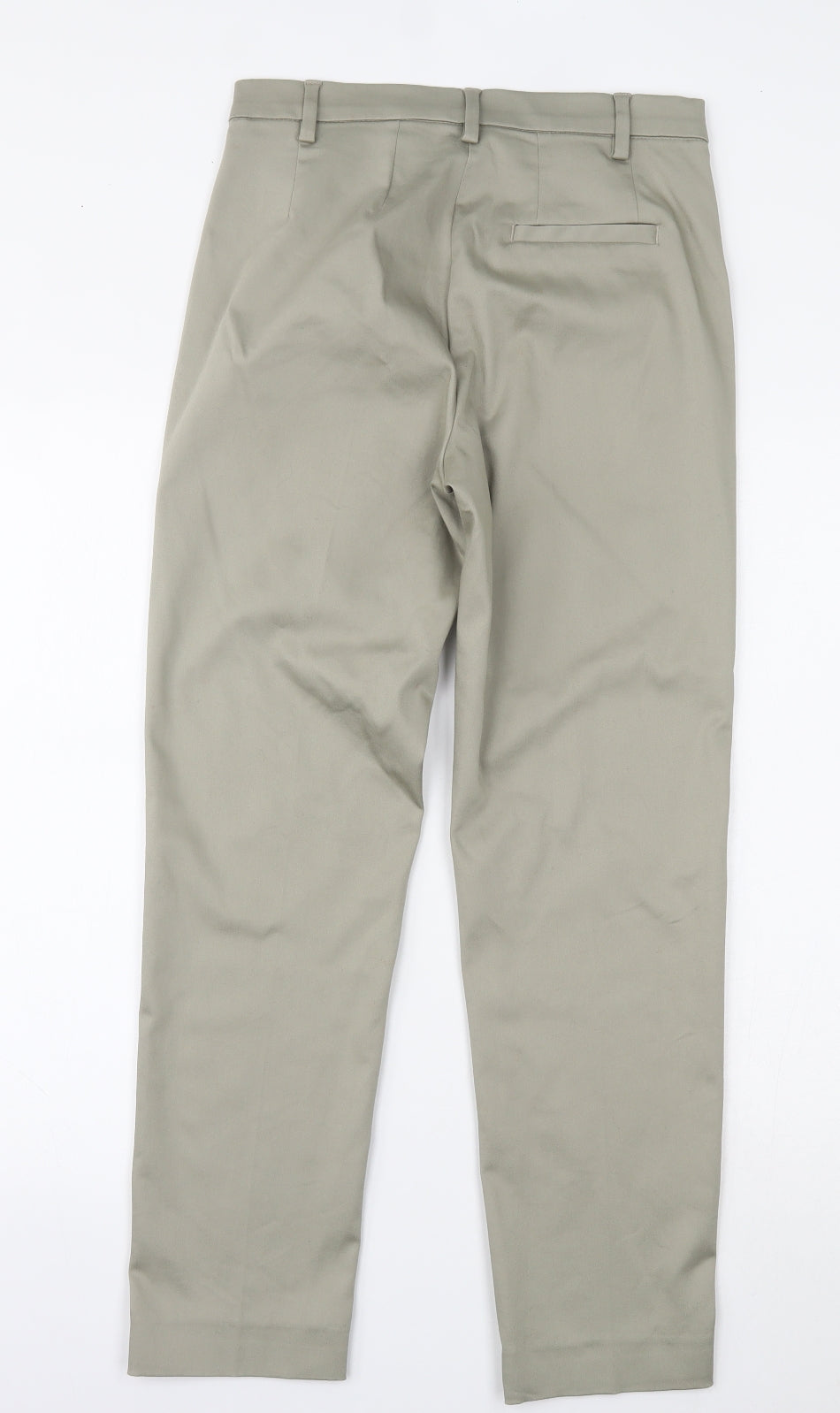 Marks and Spencer Womens Green   Chino Trousers Size 8 L27 in