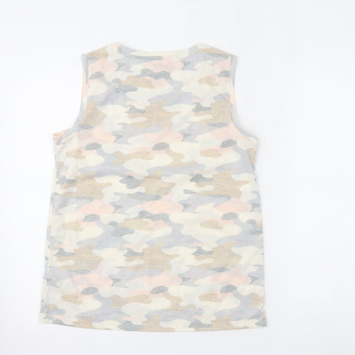 Marks and Spencer Womens Multicoloured Camouflage  Basic Tank Size 6