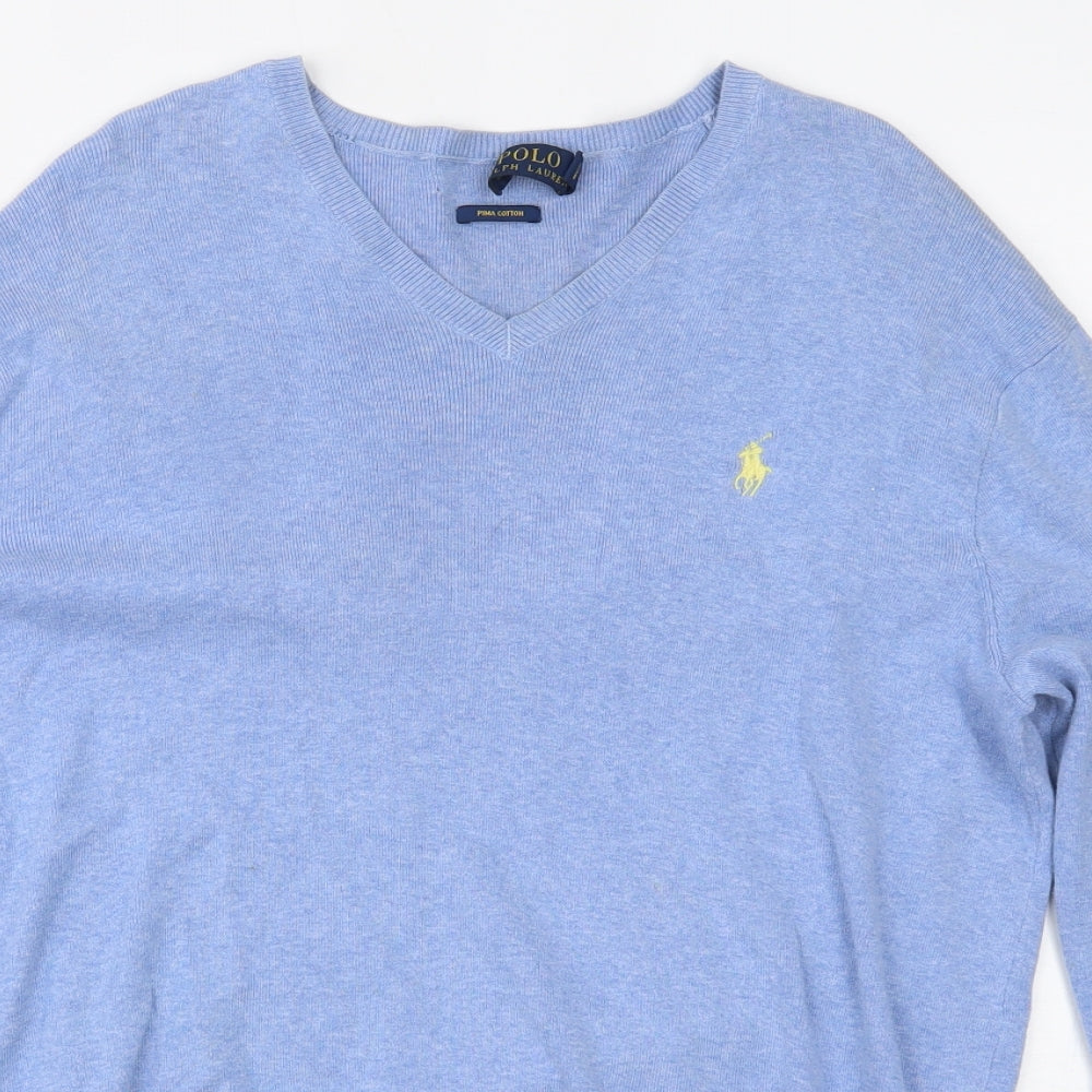 Polo Ralph Lauren Mens Blue   Pullover Jumper Size S