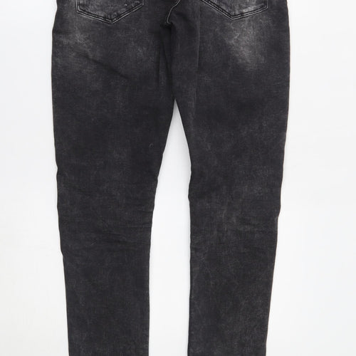 Primark Mens Black  Denim Skinny Jeans Size 32 L34 in