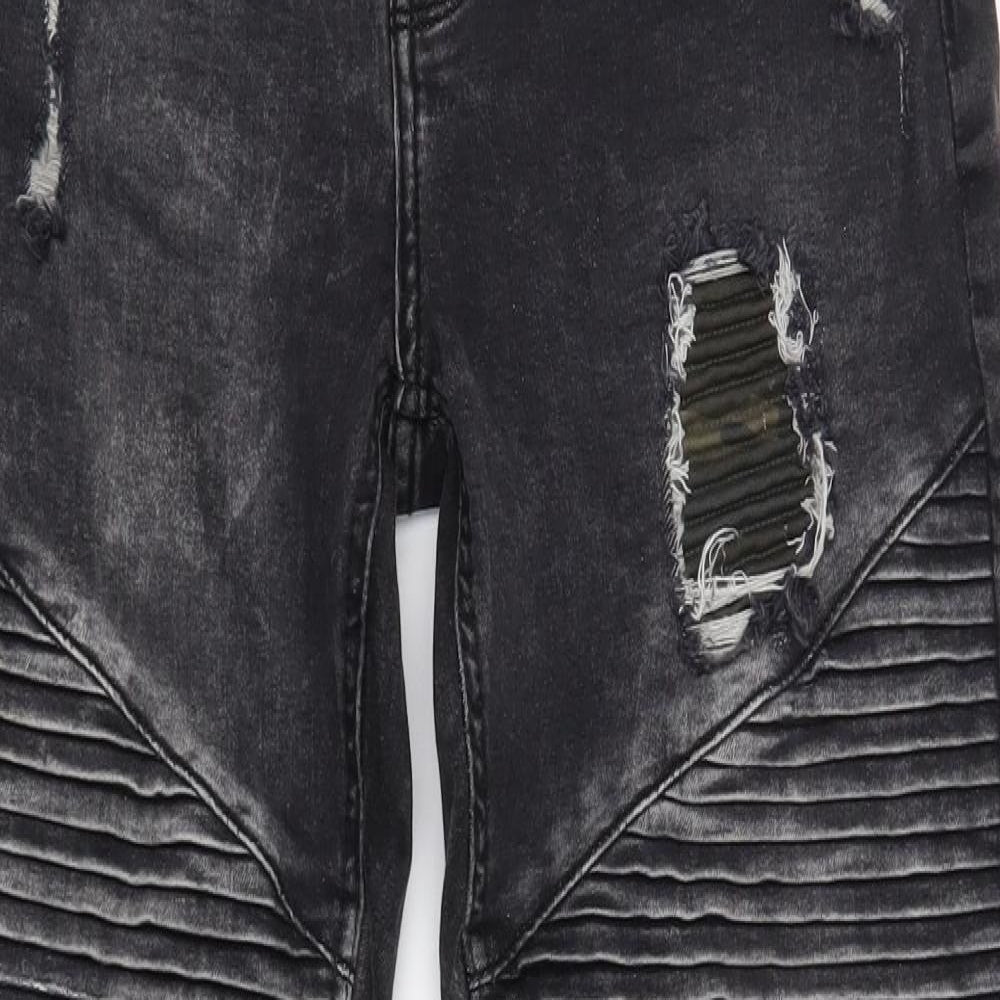 Primark Mens Black  Denim Skinny Jeans Size 32 L34 in