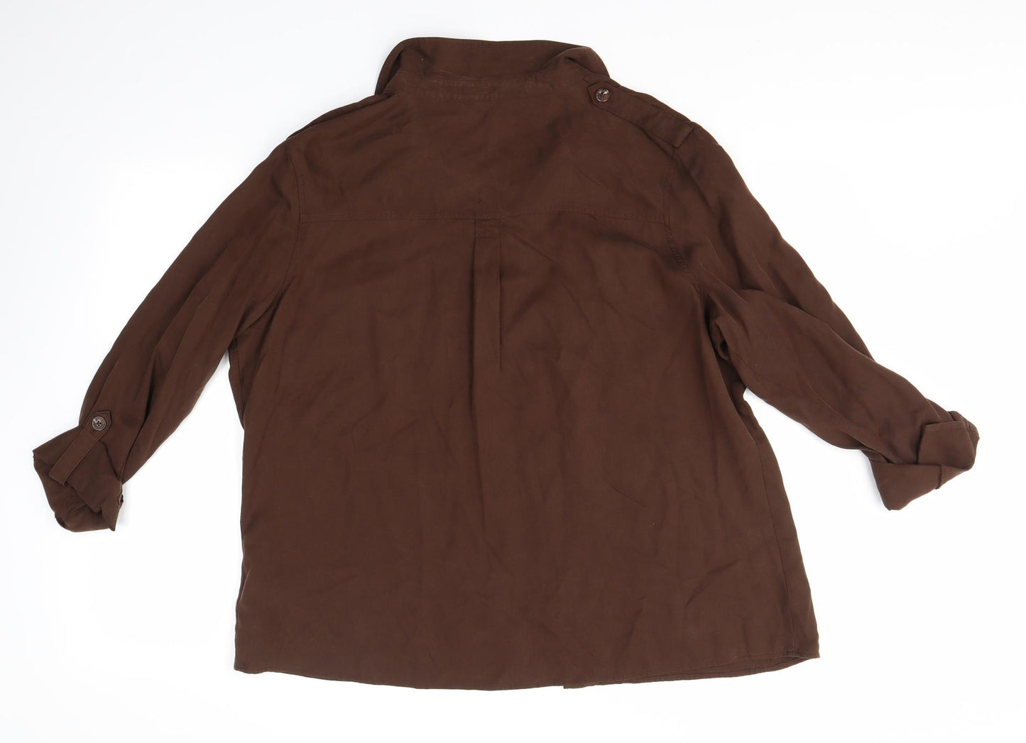 F&F Womens Brown   Basic Button-Up Size 18