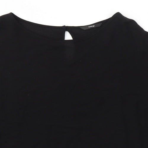 George Womens Black   Basic Blouse Size 16