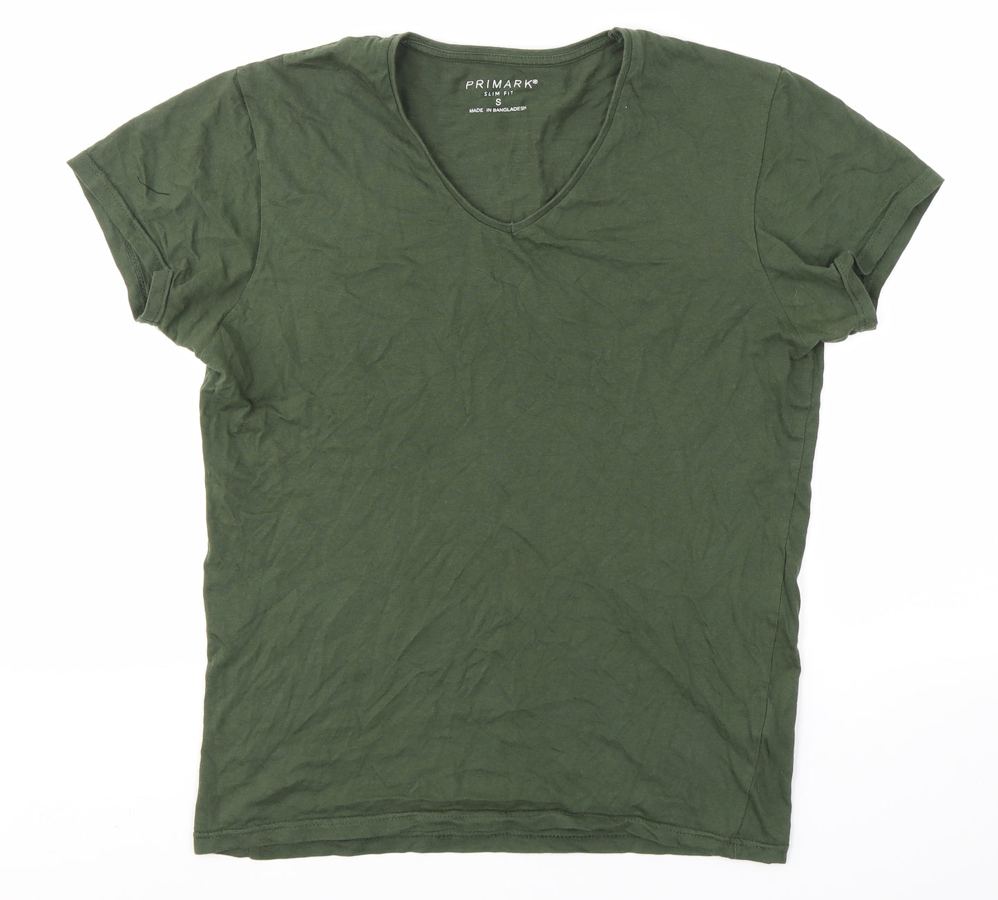 Primark Mens Green    T-Shirt Size S