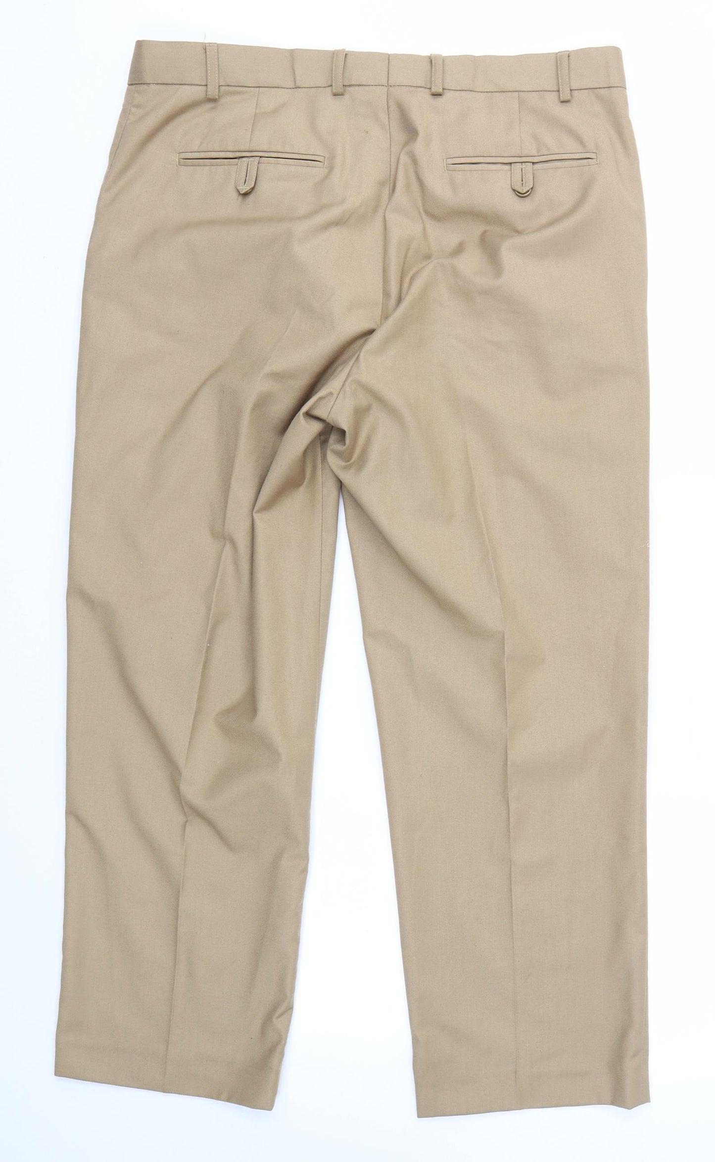 Skopes Mens Brown   Dress Pants Trousers Size 36 in L27 in