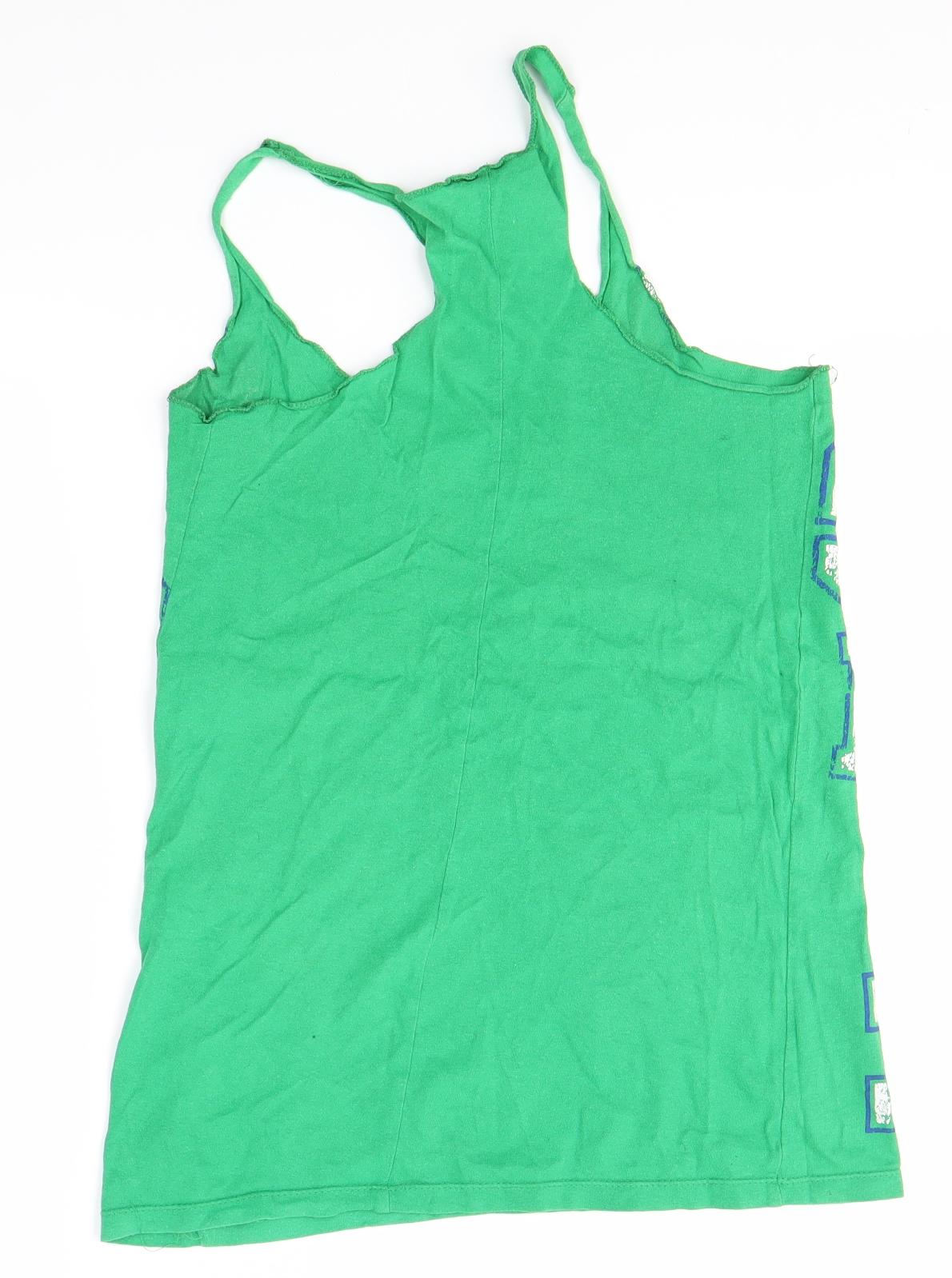 Primark Womens Green   Basic Tank Size 12