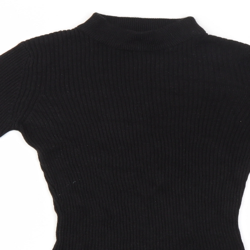 Boohoo Womens Black   Pullover Jumper Size 18