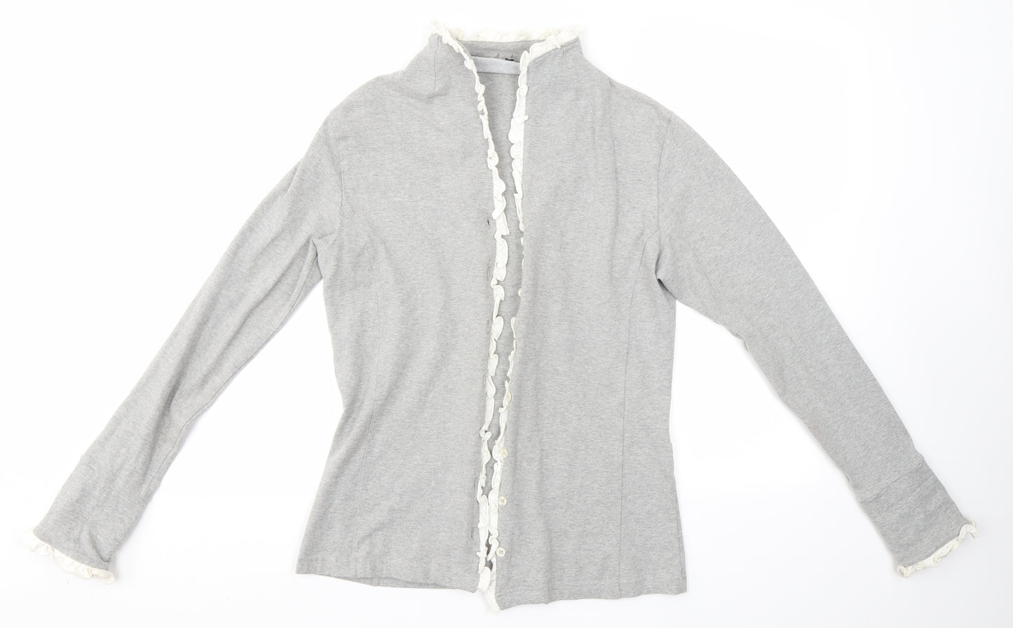 Van Avendonck Womens Grey   Cardigan Jumper Size XL