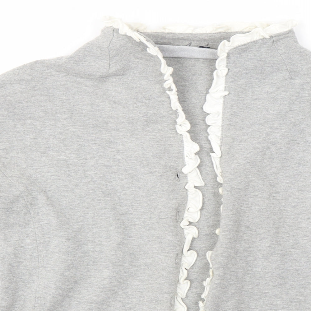 Van Avendonck Womens Grey   Cardigan Jumper Size XL