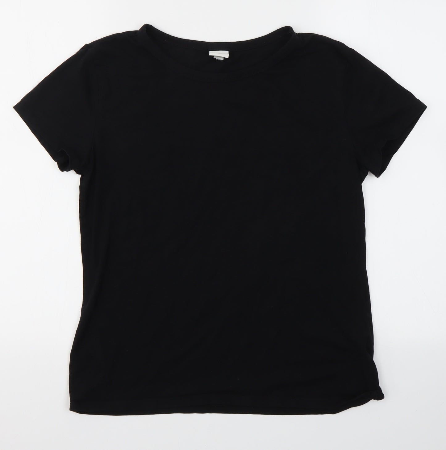 H&M Womens Black   Basic T-Shirt Size L