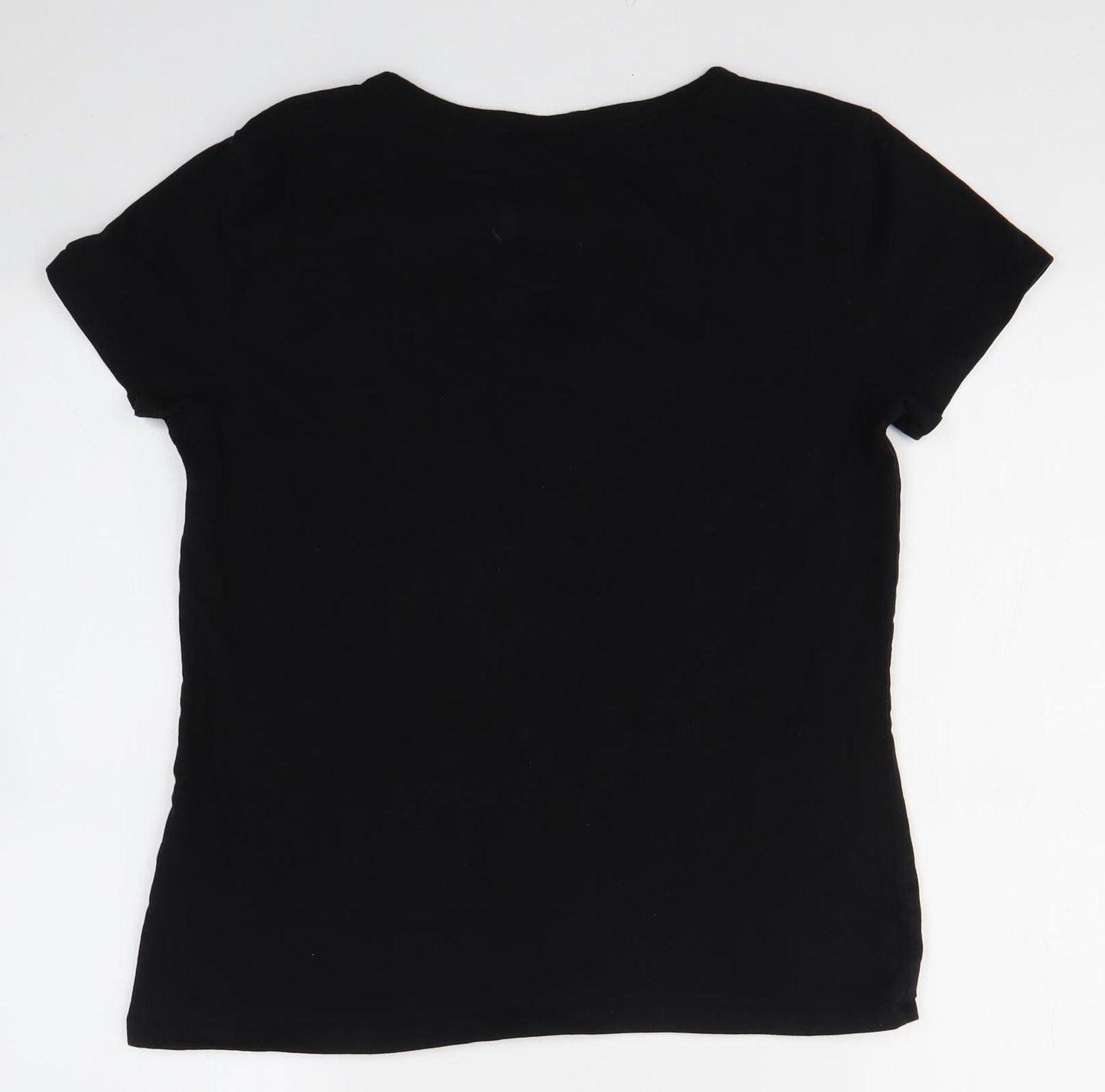 H&M Womens Black   Basic T-Shirt Size L