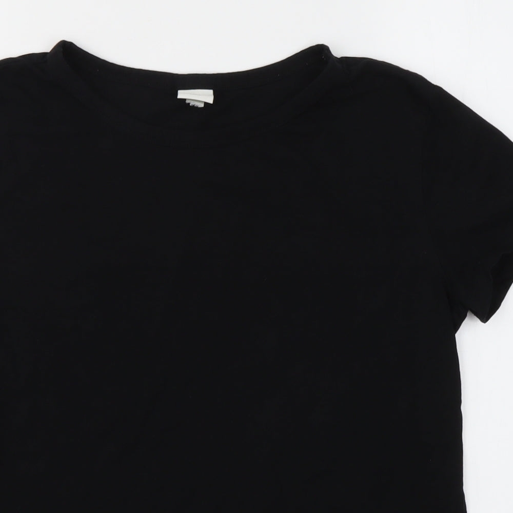 H&M Womens Black   Basic T-Shirt Size L