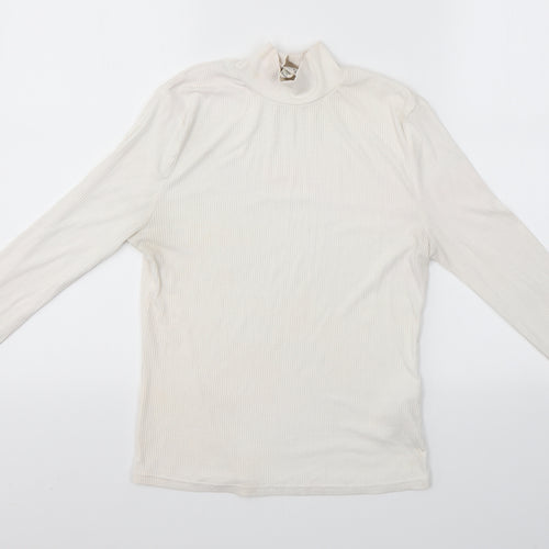 Miss Selfridge Womens Ivory   Basic Blouse Size 10