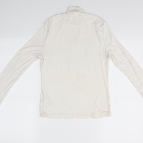 Miss Selfridge Womens Ivory   Basic Blouse Size 10