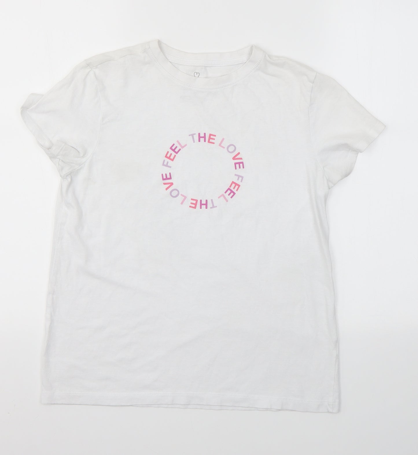 Primark Womens White   Basic T-Shirt Size S