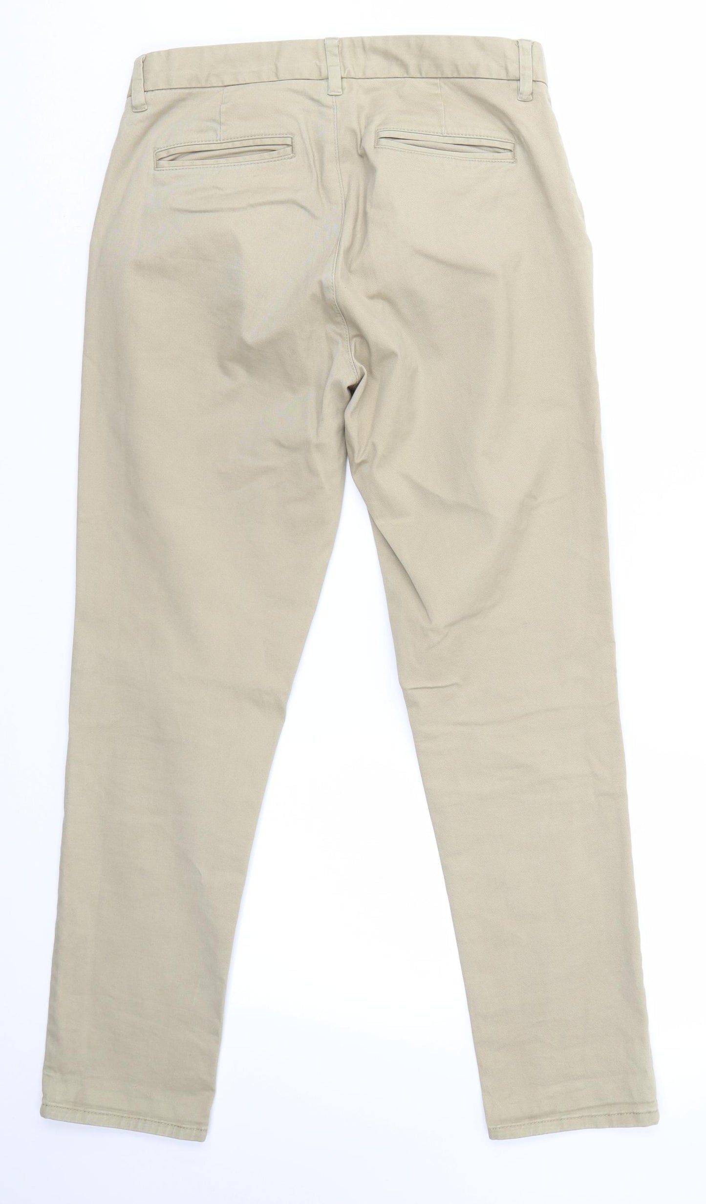 NEXT Mens Beige   Dress Pants Trousers Size 30 in L29 in - Short