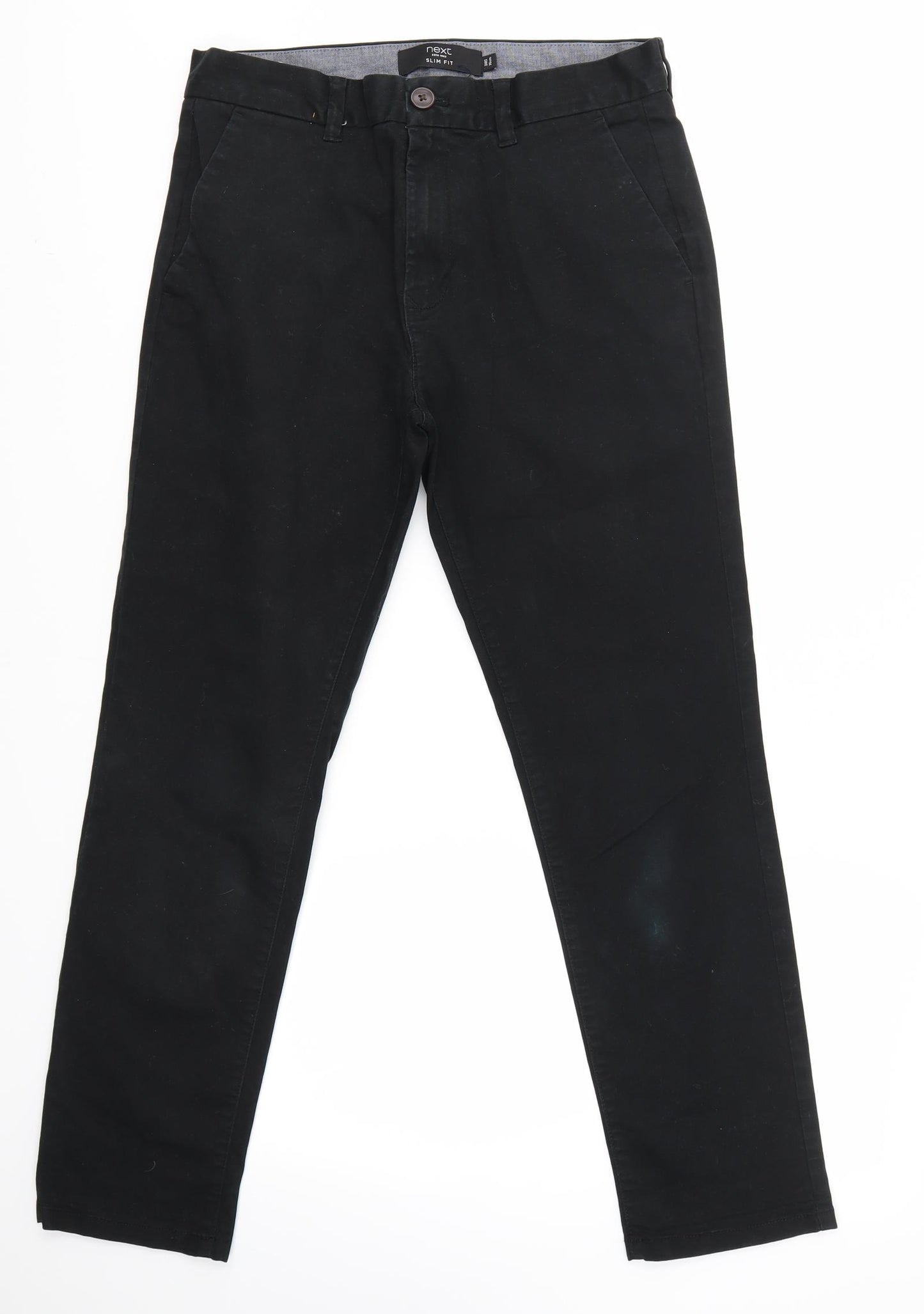 NEXT Mens Black   Dress Pants Trousers Size 30 in L29 in - Short