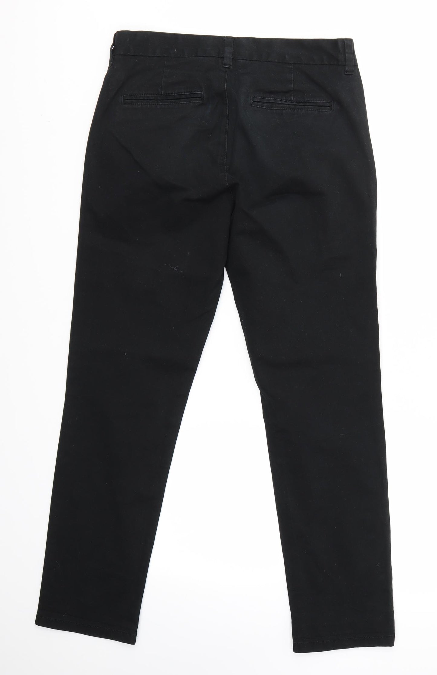 NEXT Mens Black   Dress Pants Trousers Size 30 in L29 in - Short
