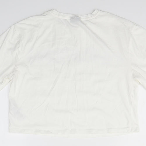 Topshop Womens White   Basic Blouse Size 10