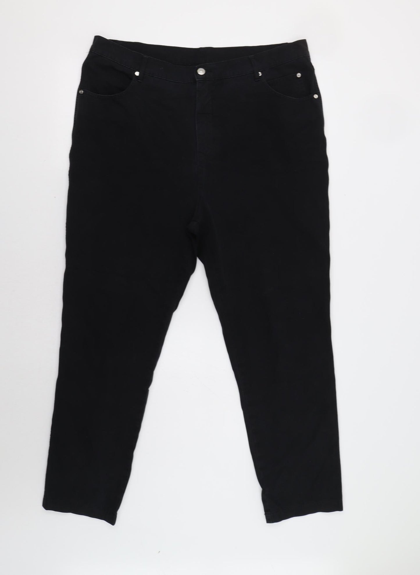 Marble Womens Black   Straight Jeans Size 18 L29 in