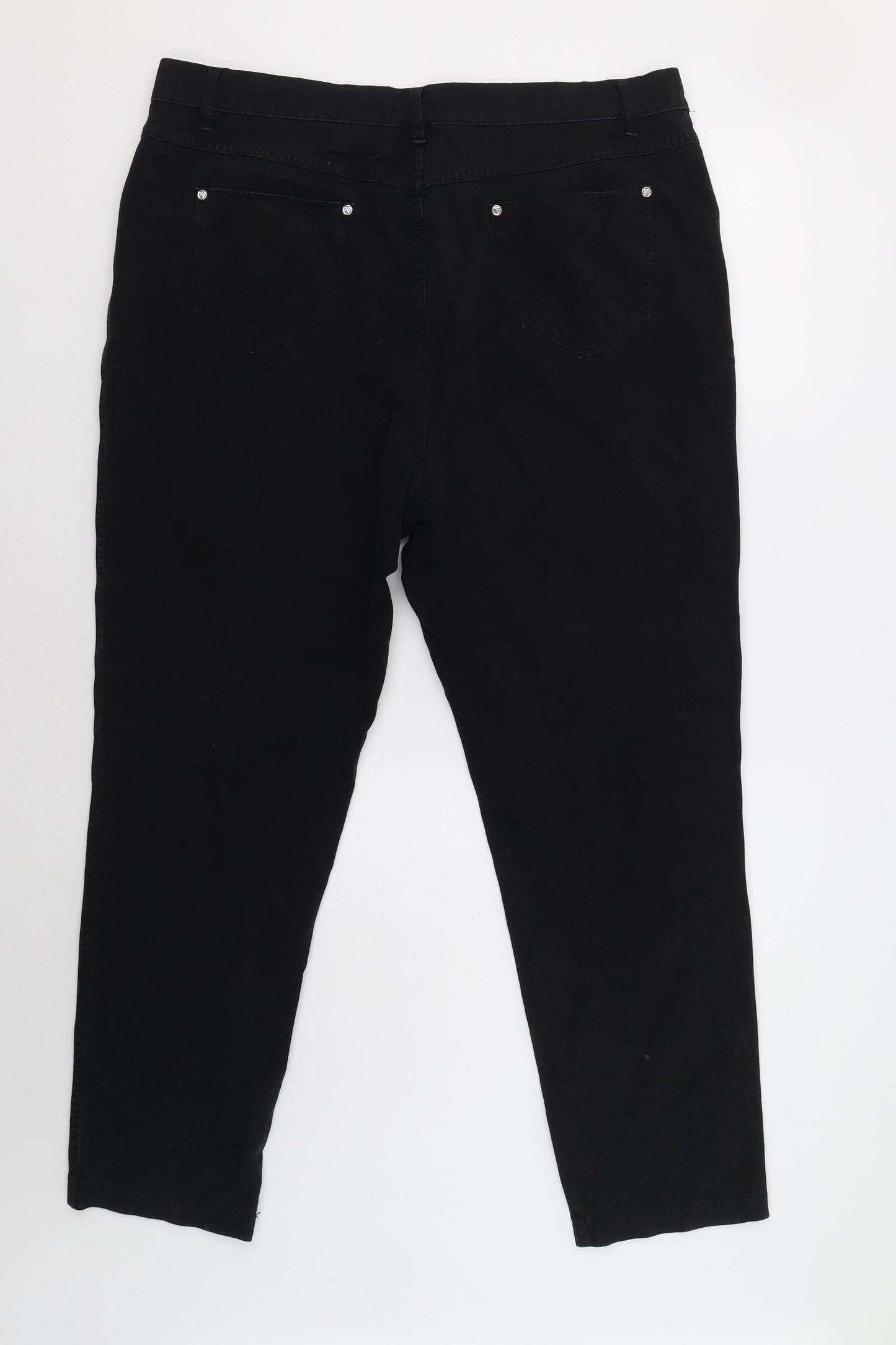 Marble Womens Black   Straight Jeans Size 18 L29 in