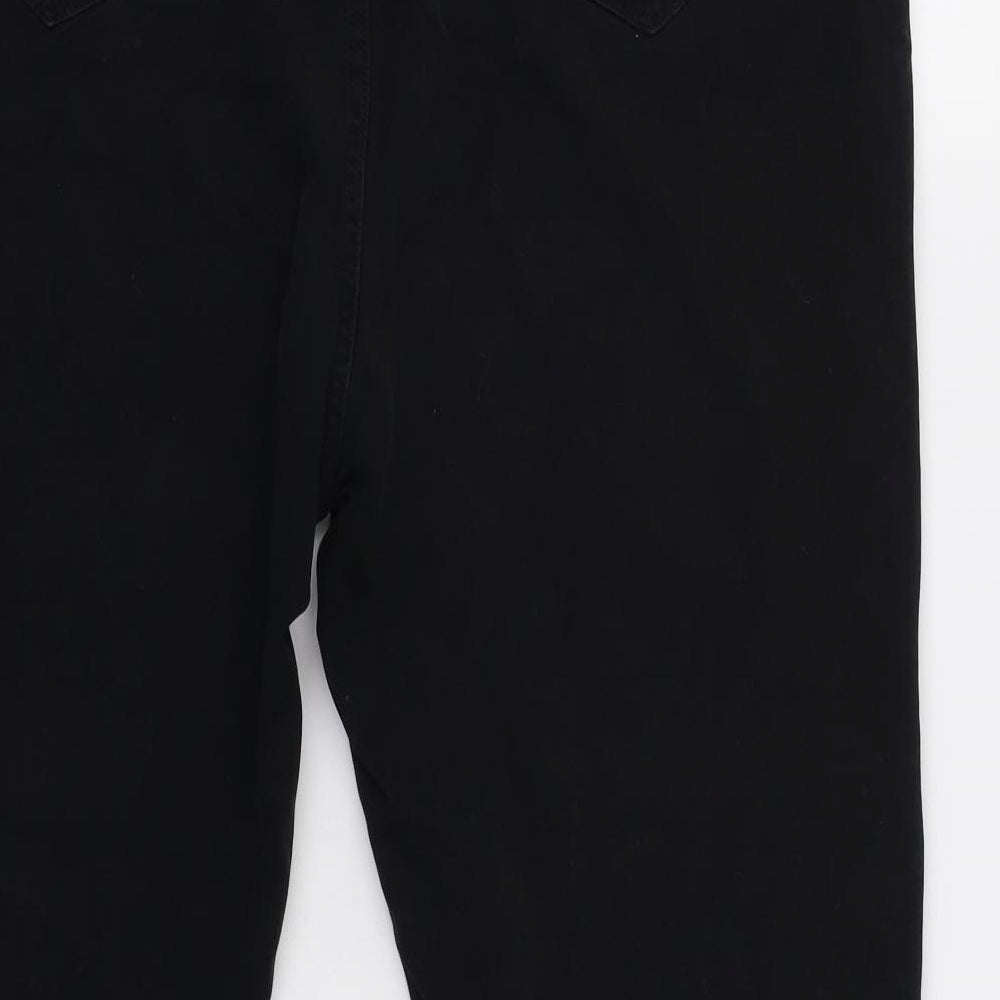 Marble Womens Black   Straight Jeans Size 18 L29 in