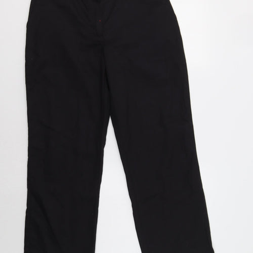 Alexandra Womens Black   Dress Pants Trousers Size 12 L30 in