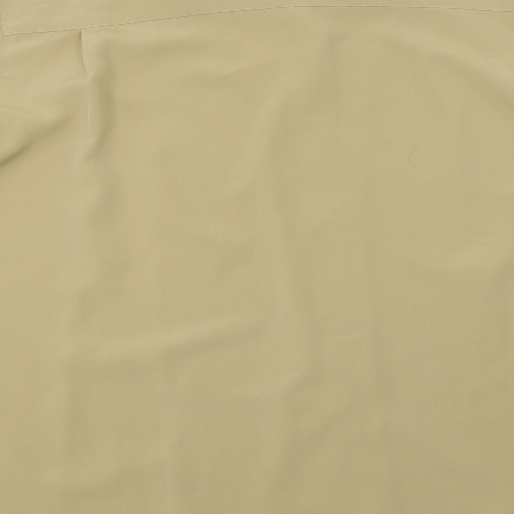 Classic Woman Womens Yellow   Basic Button-Up Size 20